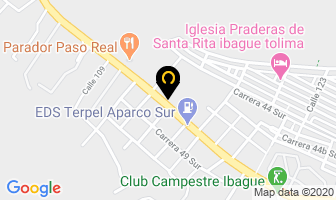 Mapa de Gas pais en Ibagué