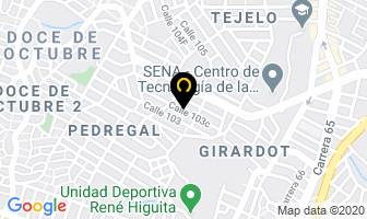 Mapa de Gases Castilla en Medellín