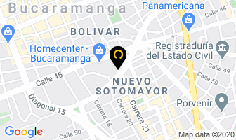 Mapa de Gasmovil en Bucaramanga