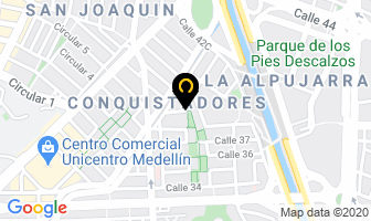 Mapa de Gasproject S.a en Medellín