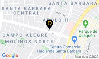 Mapa de Gastro Center en Bogotá D.C