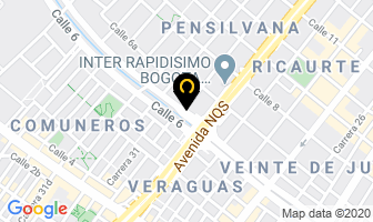 Mapa de Gatos La Sexta en Bogotá D.C