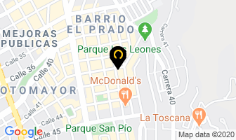 Mapa de Gedesalud C.t.a. en Bucaramanga