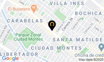 Mapa de Gel Star Ltda. en Bogotá D.C