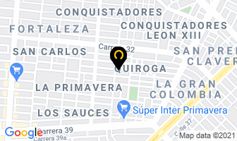 Mapa de Gelatinas Alejo en Cali