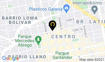 Mapa de Gélvez Arocha Sergio Iván en Cúcuta
