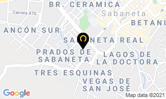 Mapa de Gemini Colombia Ltda. en Medellín