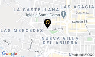 Mapa de Gena en Medellín