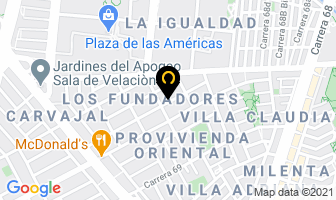 Mapa de General Fire Control Ltda en Bogotá D.C