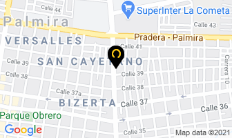 Mapa de Génesis Studio en Palmira