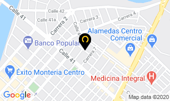 Mapa de Geney Impresiones en Montería
