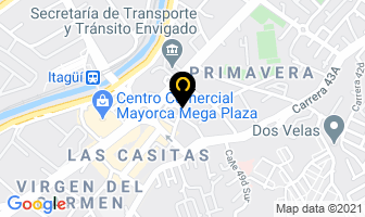 Mapa de Gentech en Medellín