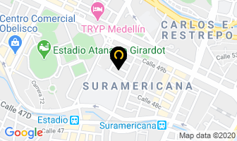 Mapa de Geo Ingeniería Ltda. en Medellín