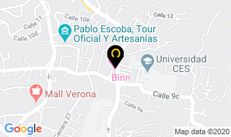 Mapa de Geocapital en Medellín