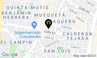 Mapa de Geosecuritas en Bogotá D.C