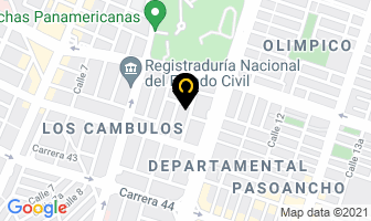 Mapa de Geoservicios en San Calixto
