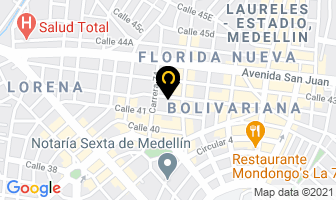 Mapa de Geoteam Ltda en Medellín