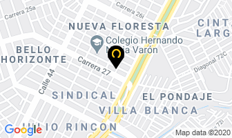 Mapa de Geraldine Diseños Infantiles en Cali