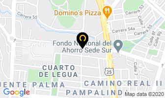 Mapa de Gerencia Inmobiliaria en Cali