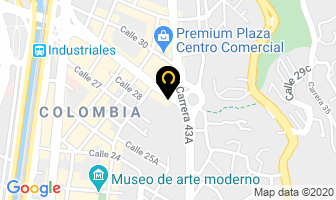 Mapa de Germania Motors en Medellín