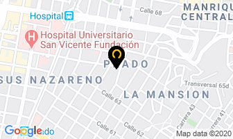 Mapa de Gerotosalud en Medellín
