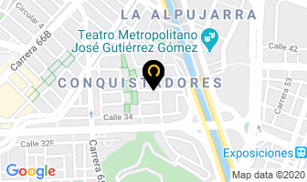 Mapa de Gestar en Medellín