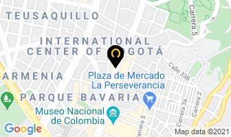 Mapa de Gestarsalud en Bogotá D.C