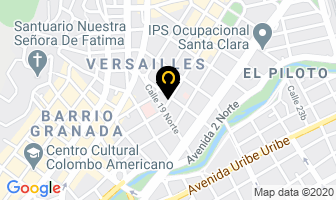 Mapa de Gestion Ambiental De Occidente Ltda en Cali