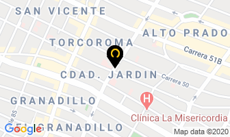 Mapa de Gestión Comercial Ltda. en Barranquilla