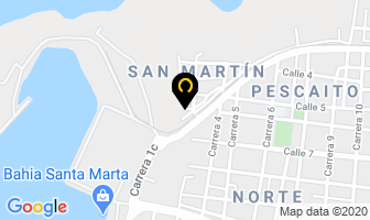 Mapa de Gestionar Hoteles S.a.s. en Santa Marta