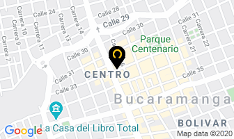 Mapa de Gestionarte en Bucaramanga