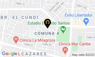 Mapa de Gestora Arregocés en Santa Marta