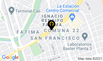 Mapa de Gianni Garatti en Cali