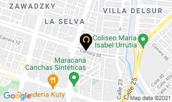 Mapa de Gil Mendoza Jaime en Cali
