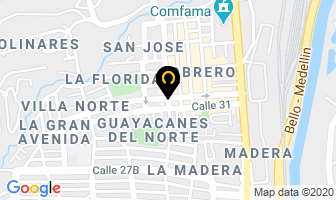 Mapa de Gilded Pizza en Bello
