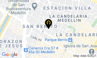 Mapa de Gilmáquinas en Medellín