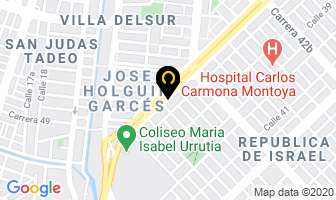 Mapa de Gimnasio Bad Dog en Cali