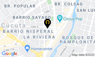 Mapa de Gimnasio Domingo Savio en Cúcuta