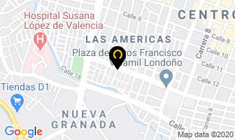 Mapa de Gimnasio Génesis en Popayán