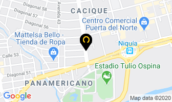 Mapa de Gimnasio Gold Gym en Bello