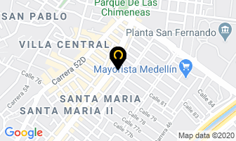 Mapa de Gimnasio Infantil Resplandor en Itaguí