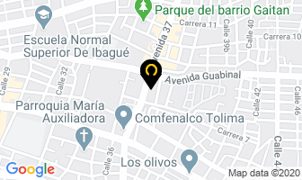 Mapa de Gimnasio Mixto La 37 en Ibagué