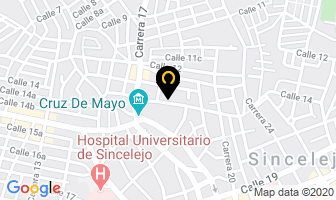 Mapa de Gimnasio Modelo Del Saber en Sincelejo