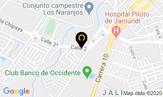 Mapa de Gimnasio Moderno Del Valle en Jamundí