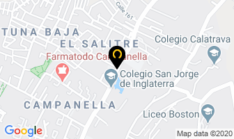 Mapa de Gimnasio  Montreal en Bogotá D.C