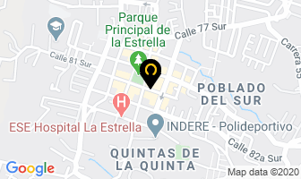 Mapa de Gimnasio Olimpus en La Estrella