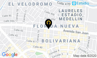 Mapa de Gimnasio People en Medellín
