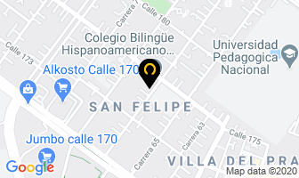 Mapa de Gimnasio Pepa Castro en Bogotá D.C