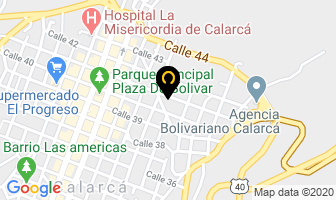 Mapa de Gimnasio Power Gym en Calarcá