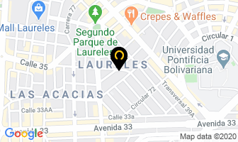 Mapa de Gimnasio Relax Astrid en Medellín